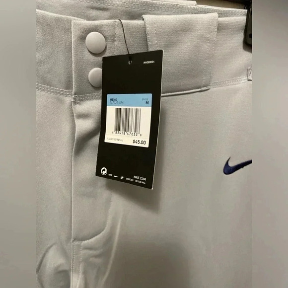 Nike men’s gray baseball pants size M - Picture 2 of 5